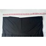 Sharagano  Womens Size XL Black Silky Stretchy Waist Wide Leg Flown Pull On Pants Photo 2