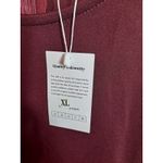 Fenjar Women's Empire Waist Drape Tie Midi‎ Flattering 3/4 Sleeve Dress Size XL Red Photo 4