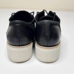 Clarks Sharon Crystal Women's Black Leather Flats Oxford Shoes Size 7.5 Comfort Photo 4