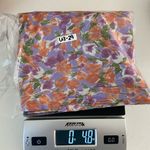 NWOT Fore women’s purple orange floral lined zip mini ruffle hem skirt summer M Size M Photo 6