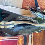 ZARA  Women Basic black patent leather loafers with tassel details Photo 11