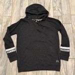 Victoria's Secret women's XS (oversized) gray/silver hooded pullover w/sequins Photo 0