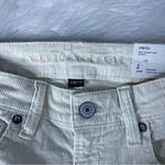 American Eagle   Mom Straight Leg Corduroy Pants Cream Size 2 NWT Photo 4