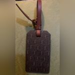 Saint Laurent  Le Monogramme Luggage Tag Chestnut Letter W Photo 2