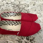 Toms Vibrant Red Casual Slip-Ons Photo 4