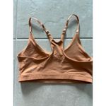 Old Navy Bra Womens Medium Tan Powersoft Wireless Gym Active Sporty Workout Photo 3