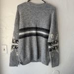 Source Unknown New‎ In Sweater Womens Small Gray Aztec Geometric Pullover Crewneck Soft Knit Photo 7