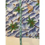 Gloria Vanderbilt Bahamas Tropical Short Sleeve Button Down Shirt Sz Lg Rayon Photo 11