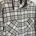Forever 21 flannel plaid button down shirt medium Photo 3