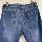 CAbi  #5495 Cropped High Straight Distressed Jeans Size 4 Photo 4