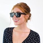 Classic Polarized Ebony Wood Black Wayfarer Wooden Sunglasses Unisex Photo 5