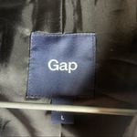 Gap Dark Grey Button Front Belted Jacket size Large Photo 1
