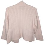 Lauren Ralph Lauren angora blend cable knit blush pink shrug size Mp Photo 1