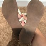 Tory Burch Leighanne Tan Ivory Leather Bow Logo Thong Sandals Flip Flops 8.5 N Photo 7