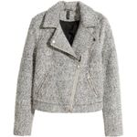H&M  | light blue & gray wool jacket Photo 6