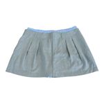 Anthropologie Pleated Boxer Mini Skort Gray Blue Size XL NEW Photo 2