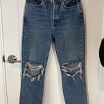Topshop  Dad Jeans Distressed Photo 0