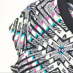 Xhilaration Colorful Kaleidoscope Abstract Print Cap Sleeve Shift Dress Medium Photo 4