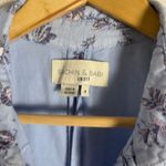 Sachin + Babi  Casey Blue Floral Sleeveless Belted Button Up Midi Shirt Dress 4 Photo 6