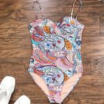 J.Crew • One-Piece Swimsuit Ratti Scribble floral paisley underwire colorful Photo 1