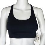 Zyia  Sports Bra Womens XS Black Angle Grid Performance Bra‎ Workout Athleisure Photo 0