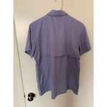 Cabela's Womens Center Button Up 4Most UPF30 Shirt (2) Blue, Purple LARGE Hiking Photo 4