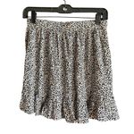 American Eagle Leopard Print Ruffle Skirt size S Photo 1