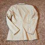 H&M  Womens Blazer Jacket XS Sage Green‎ Button Front Career Business Casual Photo 6
