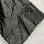 Vintage Weill Black Leather Look Trench Coat Size M Size M Photo 3