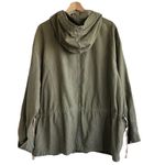 Free People  Joshua Tree Utility Jacket in Military green cotton Oversized M Photo 2