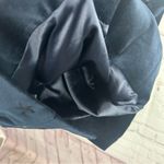 SALONI New Greta ruffle mini dress cotton velvet size dark navy US size 2 witchy Blue Photo 3