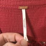 Free People Serafina Floral Embroidered Crochet Top in Red - Size Small Photo 2