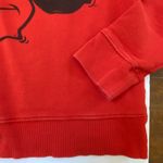 ZARA  Disney Mickey Mouse Red Graphic Sweatshirt Further Imagination Cropped M Photo 9