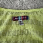 Urban Outfitters  Bright Yellow/Green Sheer Cropped Cardigan Sz M Photo 6