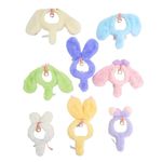 🆕Baby Three Magic Mirror Blind Box Plush Bag Clip Pink Photo 3