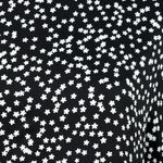 EXPRESS Black 7 White Floral Cap Sleeve Blouse with Zip Back-Small Photo 1