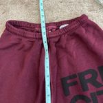 Freecity Maroon Superfluff OG Modal and Cotton Joggers in Deeplove XS Red Photo 8