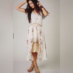 Free People  New Romantics Floral Godet Duster Skirt Vintage Rare size XS Photo 11