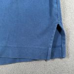 Nike  Womens L‎ Blue Rally Metallic Crewneck Tunic Sweater Sweatshirt Long Sleeve Photo 1