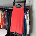 Sympli Nu Tank Swing Jersey Dress Short in Coral Orange Size 14 Photo 8