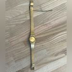 Bulova Ladies Watch Vintage Genuine Diamonds Gold Electro Bracelet Gold Dial Photo 4