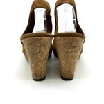 UGG  Hazel Brown Suede Wedge Sandals Women's 8 US Photo 5