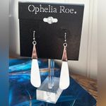 Ophelia Roe Silver-Tone Dangle Earrings NWTS Photo 1