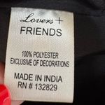 Lovers + Friends  Revolve Lush Strapless Dress in Black Gold Polka Dot size Small Photo 14