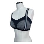 Lululemon Cross Strap Bralette Sports Bra Top Black Reflective Gray size‎ 4 Photo 4