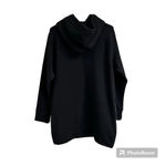 Ralph Lauren Polo  Women’s Med Black Side Zip Pullover Longline Hoodie Photo 1