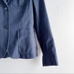 Theory • Pin Stripes 2-Button Style Fitted Blazer in Charcoal Grey, Size 4 Photo 4