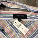 Talbots  LINEN BLEND STRIPE SKIRT NEW size 14 petite Photo 6