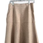 NWT OGL CashSoft Flared Maxi Skirt Heather Oatmeal Size Large Heavy Fleece Photo 3