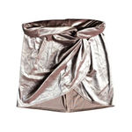 SKIMS  Brown Velvet Mini Skirt Photo 0